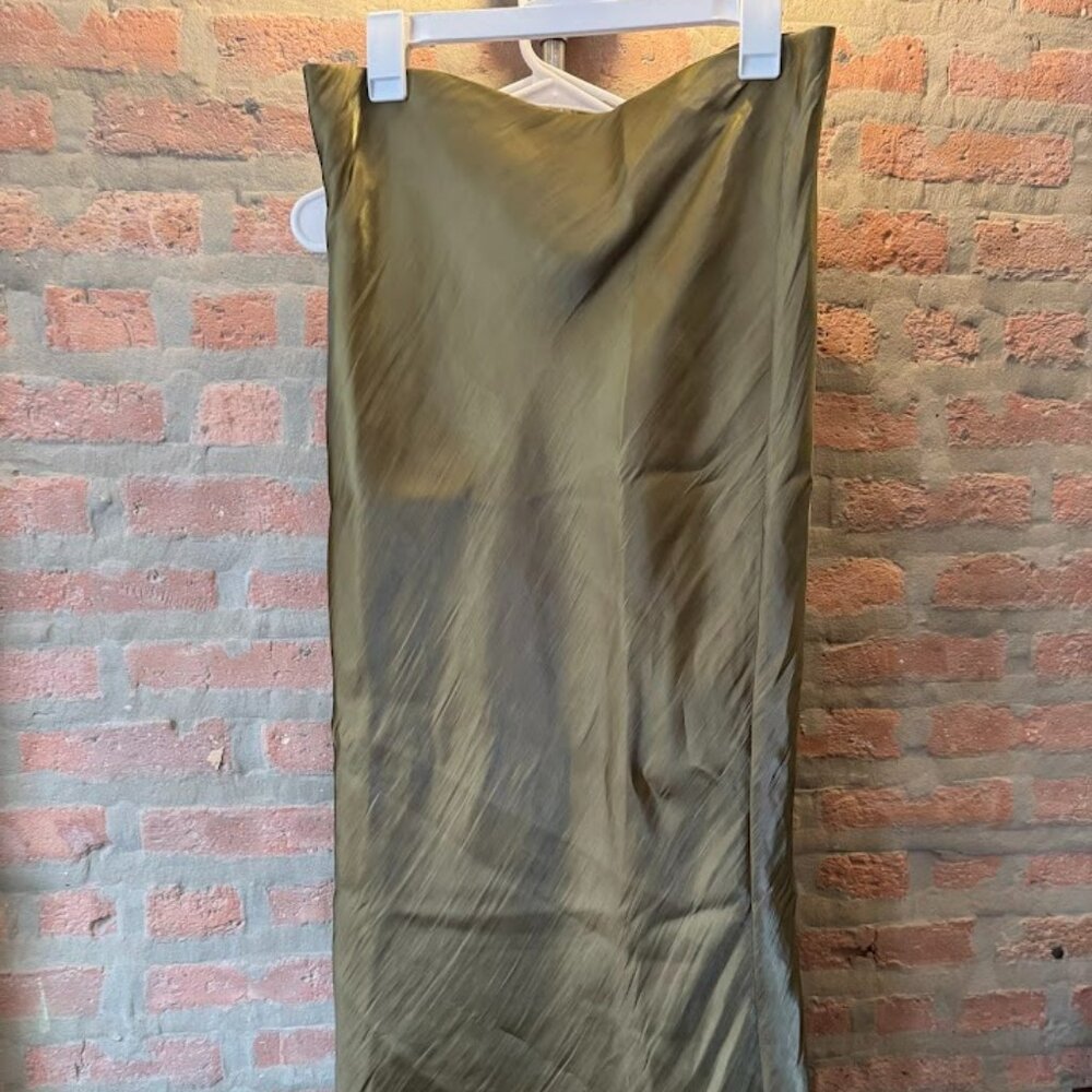 Anthropologie Silk Maxi Skirt - Large - New!